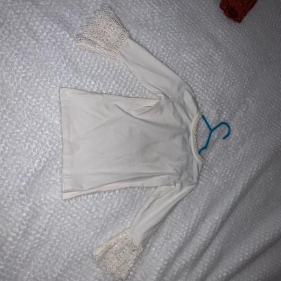 Mustard Pie Cream Long Sleeve Flower Shirt 2T - Picture 6 of 6